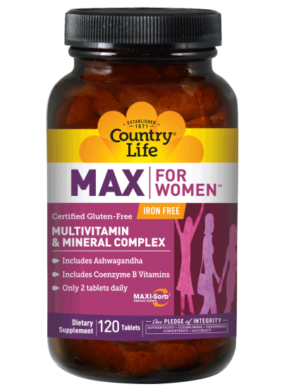 Country Life Max For Women 120 Tablets
