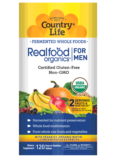 Country Life Realfood Organics® For Men 120 Tablets