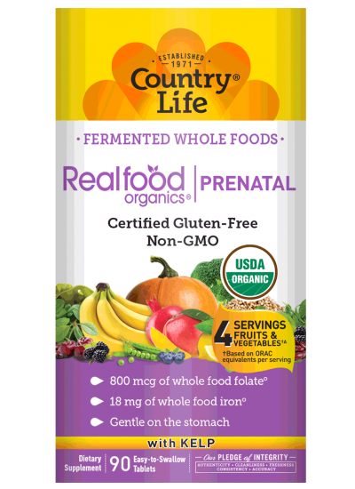 Country Life Realfood Organics® Prenatal 150 Tablets