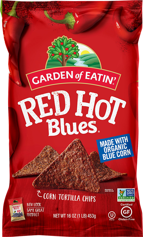 Garden of Eatin' Red Hot Blues Made with Organic Blue Corn 8.1 oz