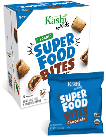 Kashi Kids Organic Super Food Bites Chocolate 5 Pouches