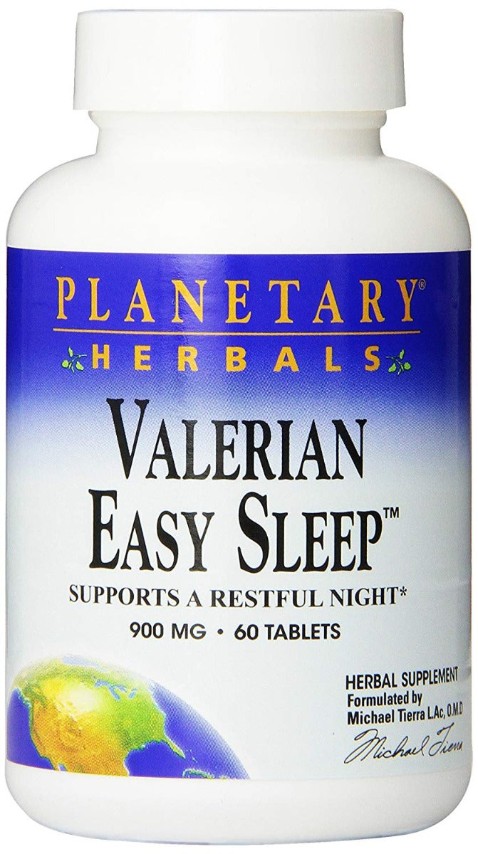 Planetary Herbals Valerian Easy Sleep 900 mg 60 Tablets