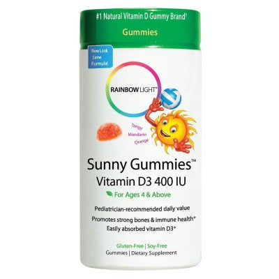 Rainbow Light Vitamin D3 Sunny Gummies 400 IU 60 Gummies