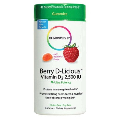 Rainbow Light Berry D-Licious 2,500 IU 50 Gummies