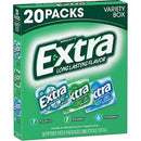 Extra Extra Sugar-Free Gum Variety Box (20 packs) 15 Sticks