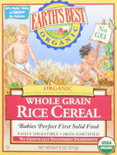 Earth's Best Organic Whole Grain Rice Cereal 8 oz