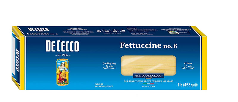 De Cecco Fettuccine No.6 1 lb