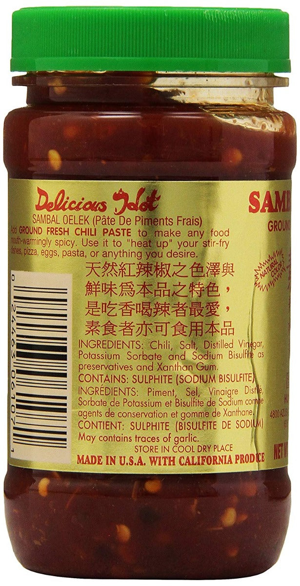 Huy Fong Foods Sambal Oelek 8 oz