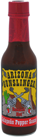 Arizona Gunslinger Jalapeno Pepper Sauce Smokin' Hot   5 fl oz