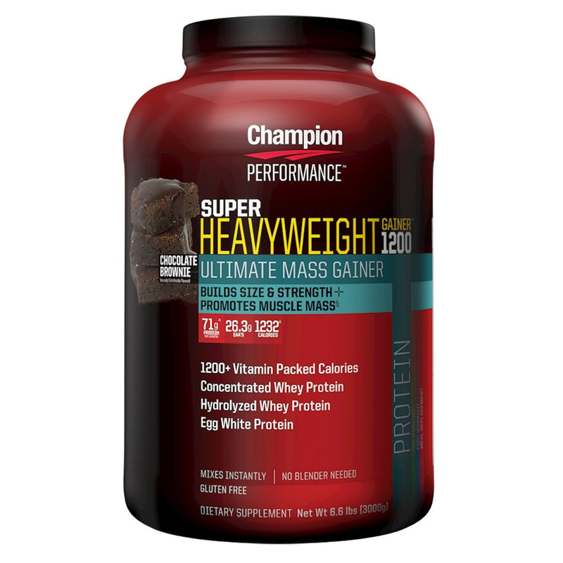 Champion Nutrition Super Heavyweight Gainer 1200 Chocolate Brownie 6.6 lb