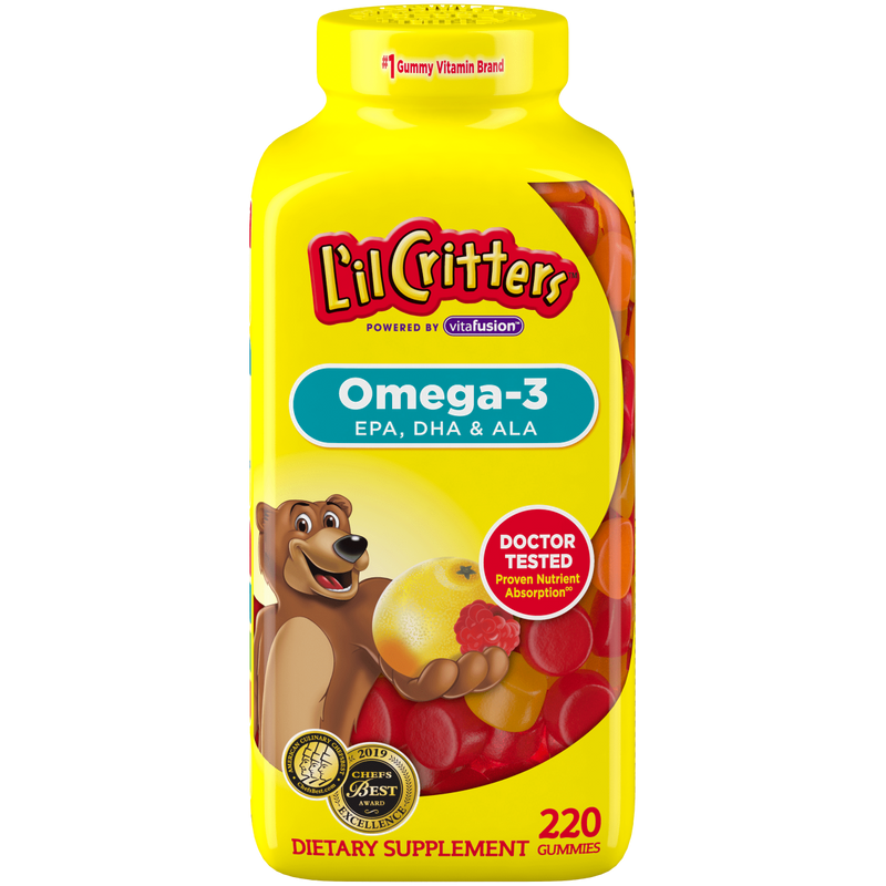 L'il Critters Omega-3 DHA 220 Gummies