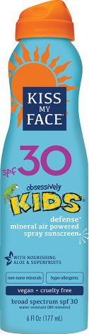 Kiss My Face Obsessively Kids Mineral Air Powered Spray Sunscreen SPF 30 6 fl oz
