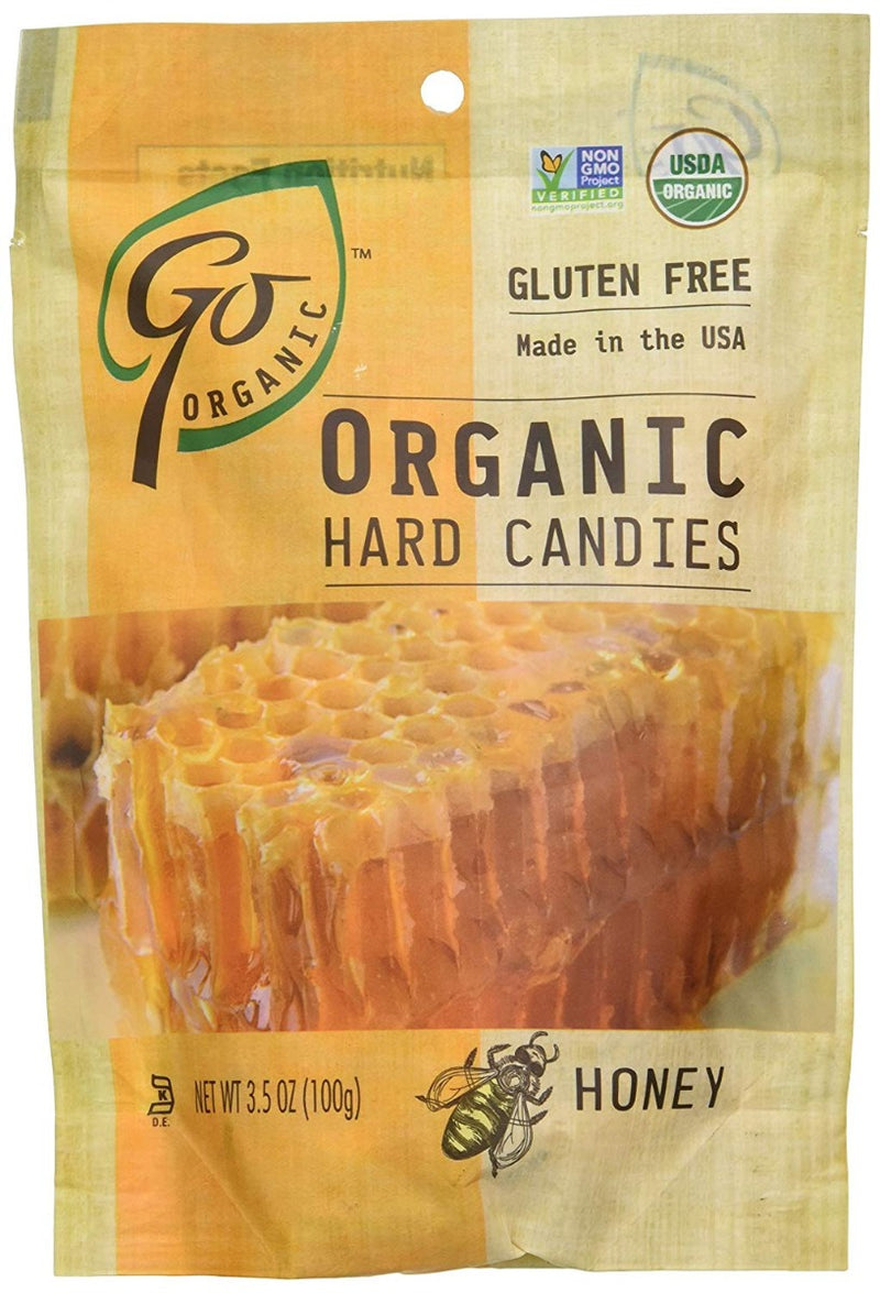 Go Organic Organic Hard Candies Honey 3.5 oz
