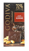 GODIVA 72% CACAO DARK ALMOND CHOCOLATE 3.5 oz