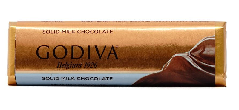 GODIVA Solid Milk Chocolate Bar 1.5 oz