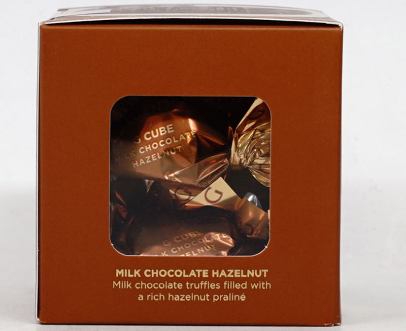 GODIVA G Cubes Milk Chocolate Hazelnut 10 Pieces 2.9 oz
