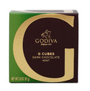GODIVA G Cubes Dark Chocolate Mint 10 Pieces 2.8 oz