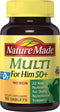 Nature Made Multi for Him 50+ with D3 No Iron 90 Tablets