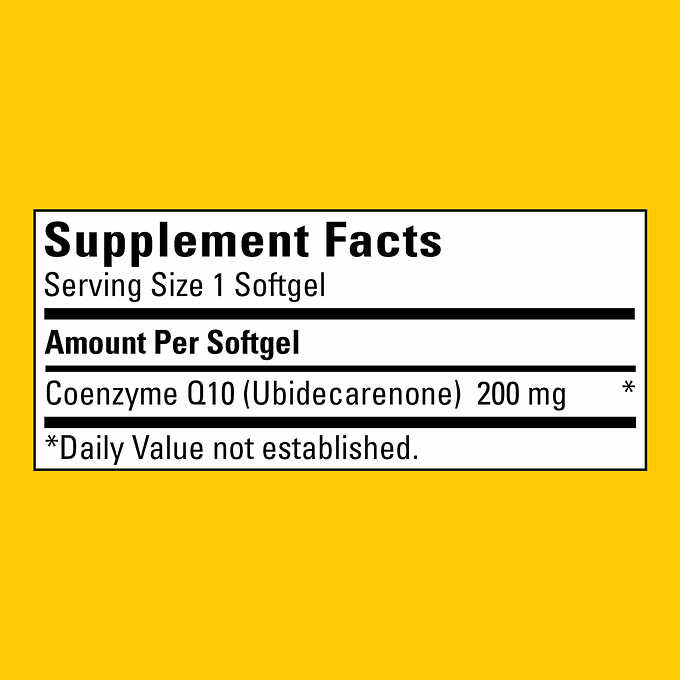 Nature Made CoQ10 200 mg 140 Softgels