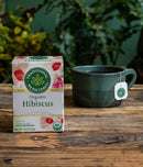 Traditional Medicinals Herbal Teas Organic Hibiscus Caffeine Free 16 Wrapped Tea Bags