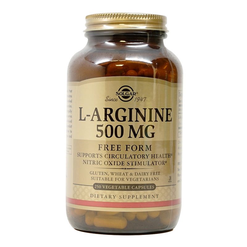 Solgar L-Arginine 500 mg 250 Veg Capsules