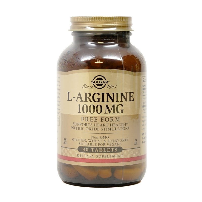 Solgar L-Arginine 1,000 mg 90 Tablets