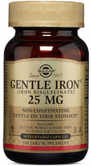 Solgar Gentle Iron 25 mg 90 Veg Capsules