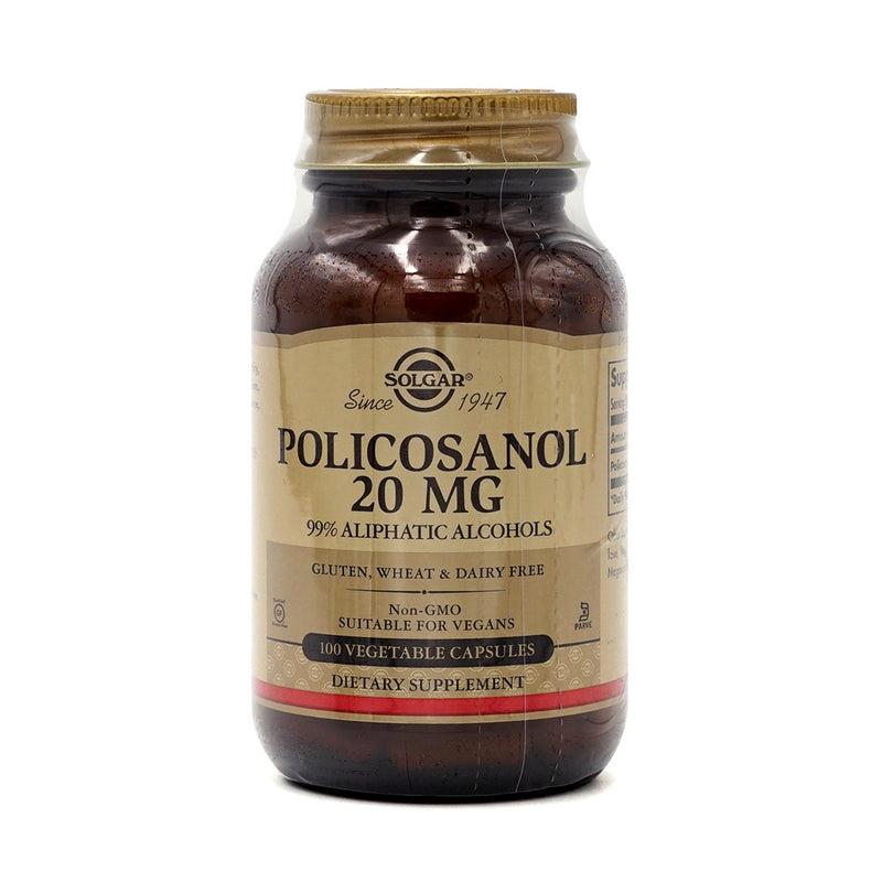 Solgar Policosanol 20 mg 100 Veg Capsules