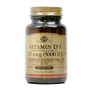 Solgar Vitamin D3 (Cholecalciferol) 5,000 IU 100 Softgels