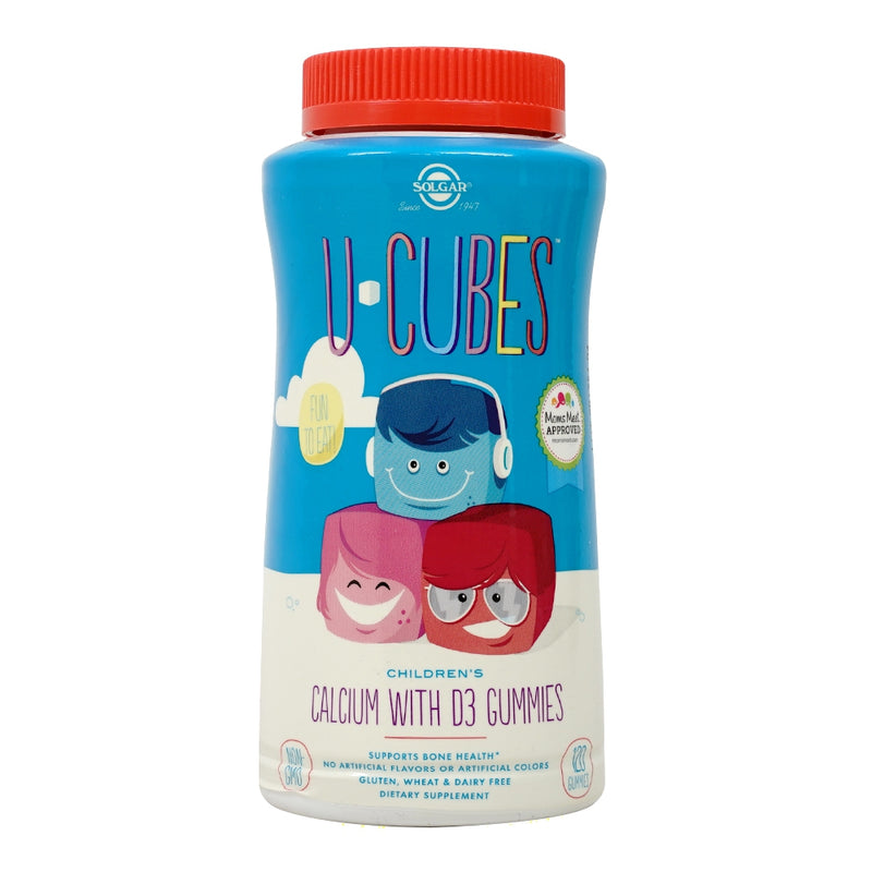 Solgar U-Cubes Childrens Calcium With D3 Gummies 120 Gummies