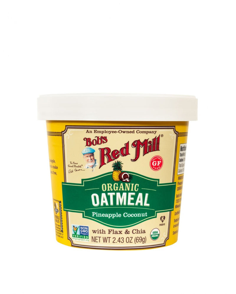 Bob's Red Mill Organic Oatmeal Cup Pineapple Coconut 2.43 oz