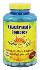 Nature's Life Lipotropic Complex 180 Tablets