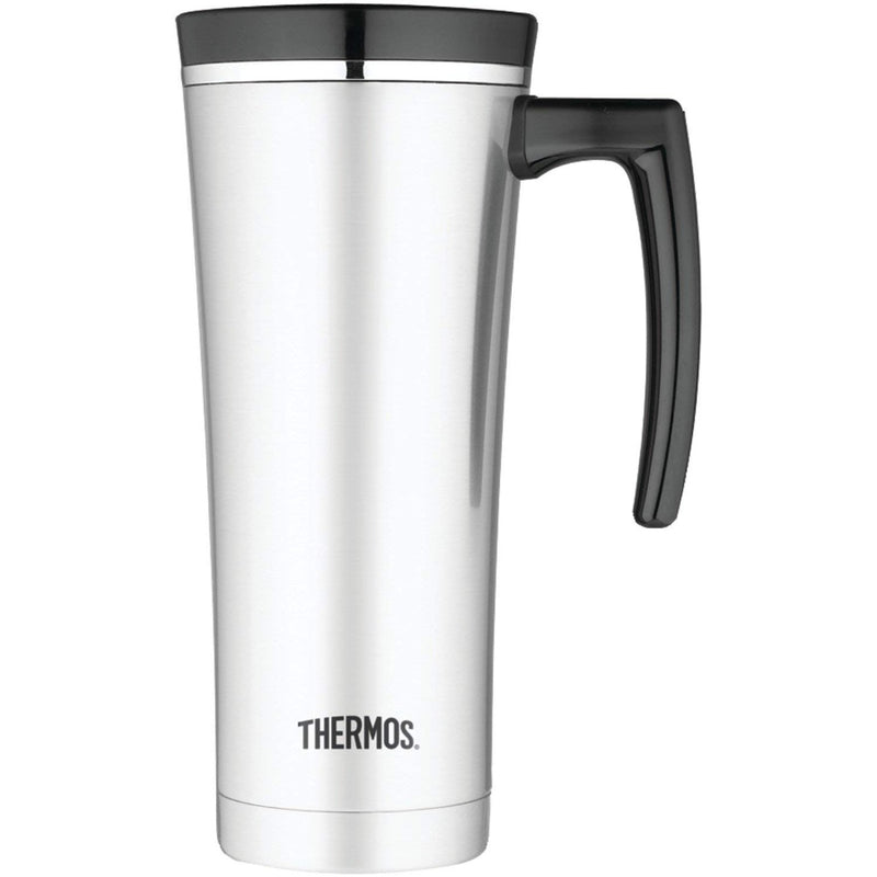 Thermos Sipp Stainless Steel Travel Mug Black 16 oz