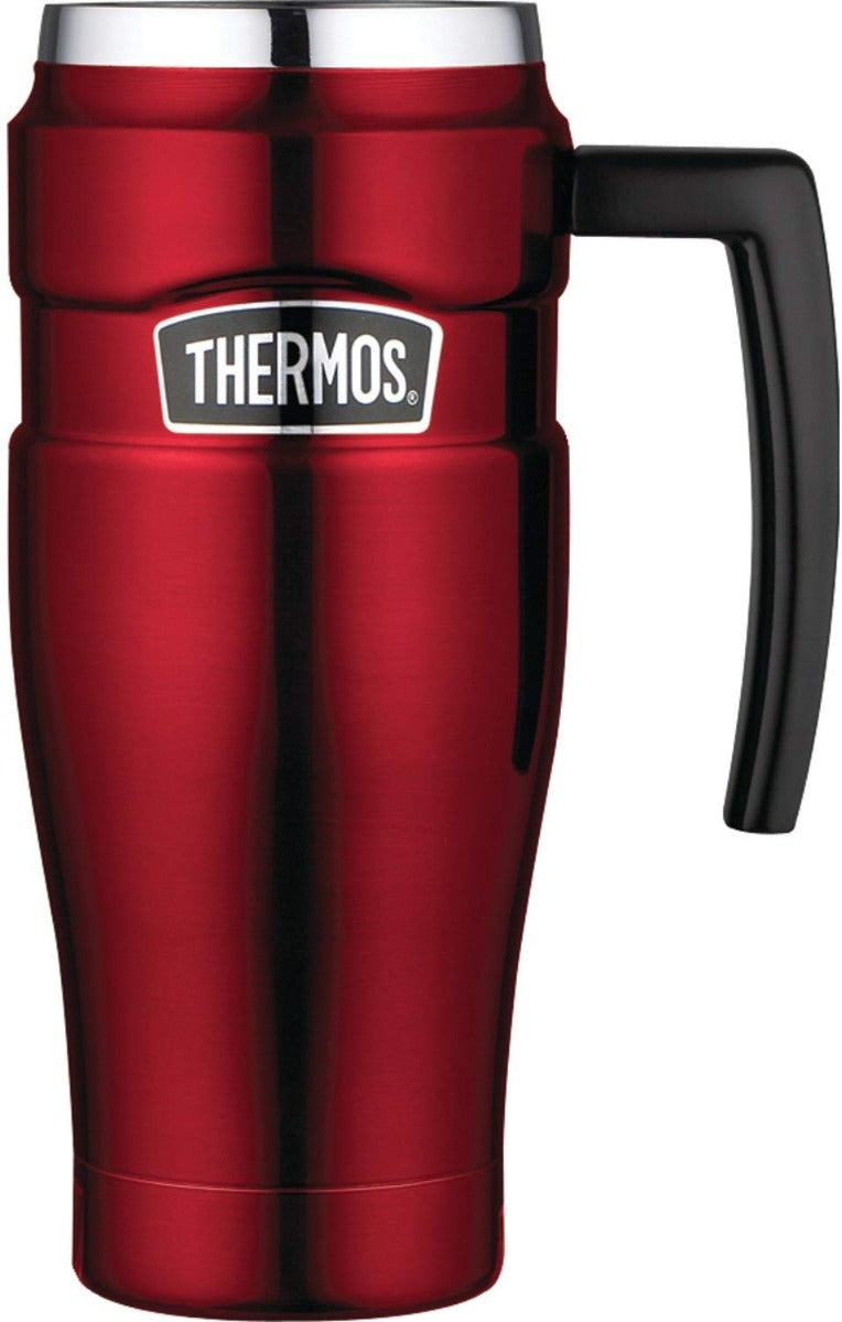 Thermos Stainless King Stainless Steel Travel Mug Cranberry 16 oz