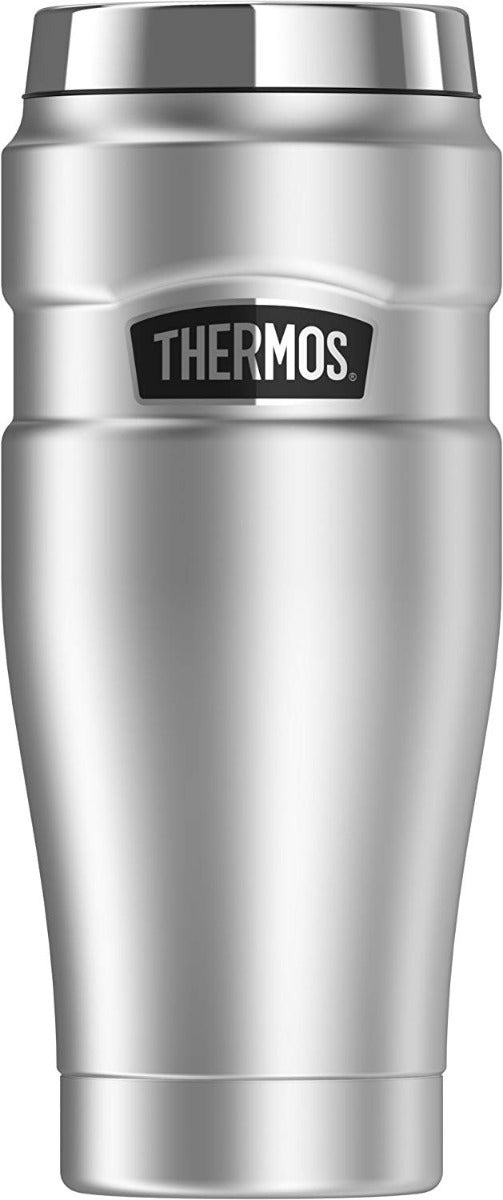 Thermos 16 oz. Sipp Insulated Stainless Steel Travel Tumbler - Silver/Black