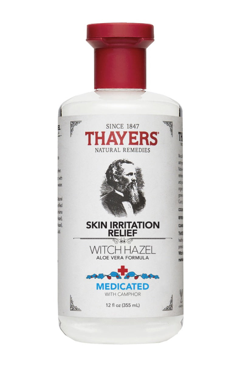Thayers Topical Pain Reliever Medicated Witch Hazel 12 fl oz