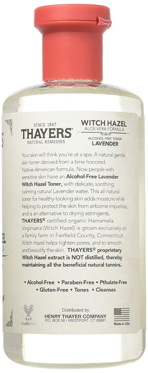 Thayers Alcohol-Free Toner Lavender Witch Hazel 12 fl oz