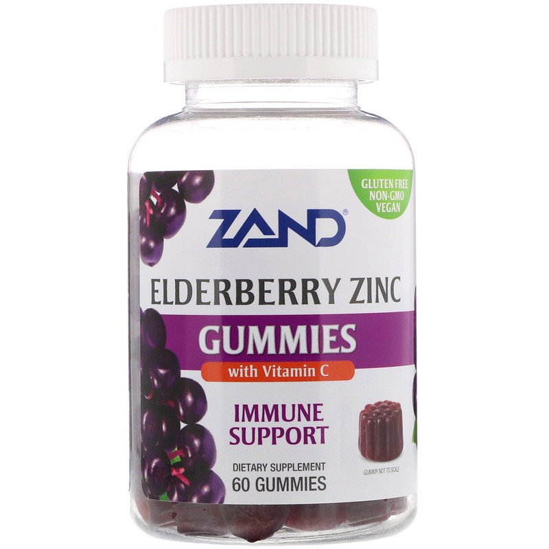 Zand Elderberry Zinc Gummies with Vitamin C 60 Gummies