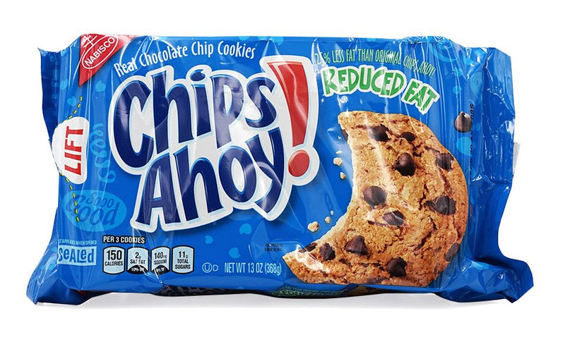 Nabisco Chips Ahoy, Chocolate Chip Cookies, Reduced Fat 13 oz