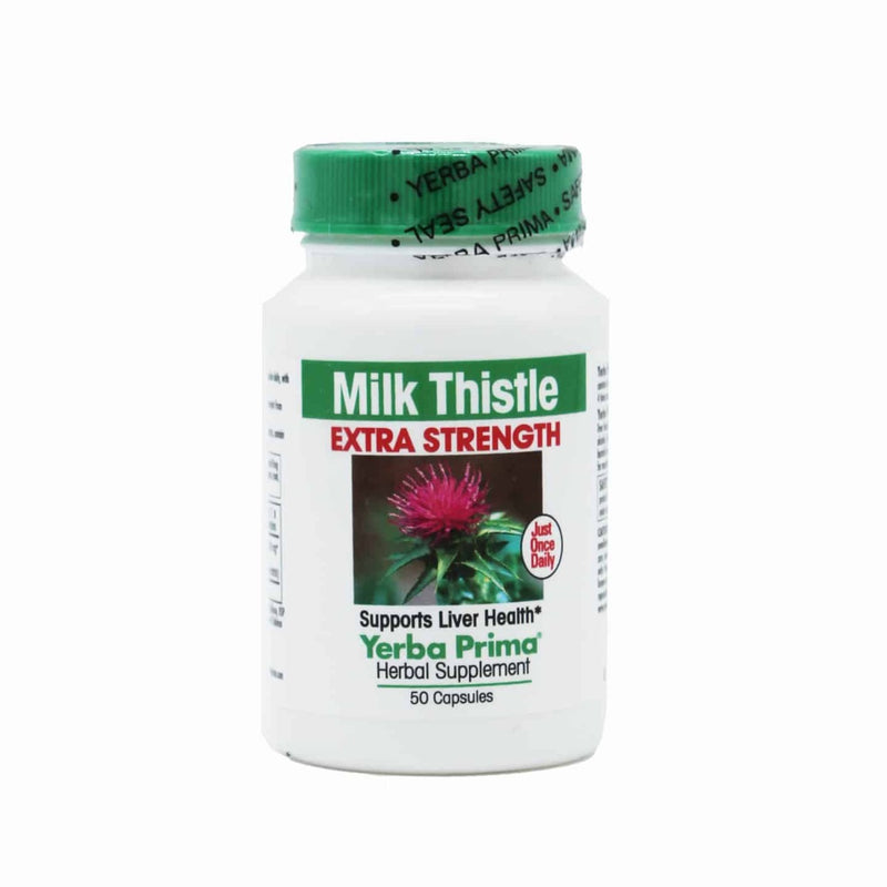 Yerba Prima Milk Thistle Extra Strength 50 Capsules