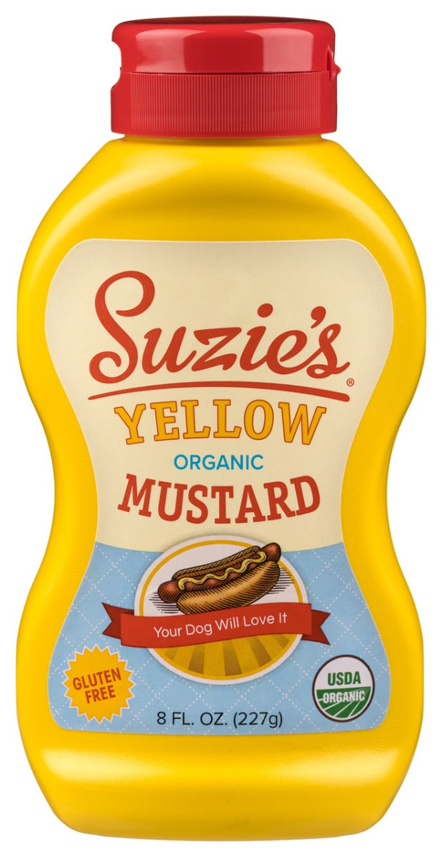 Suzie's Organic Yellow Mustard 8 oz