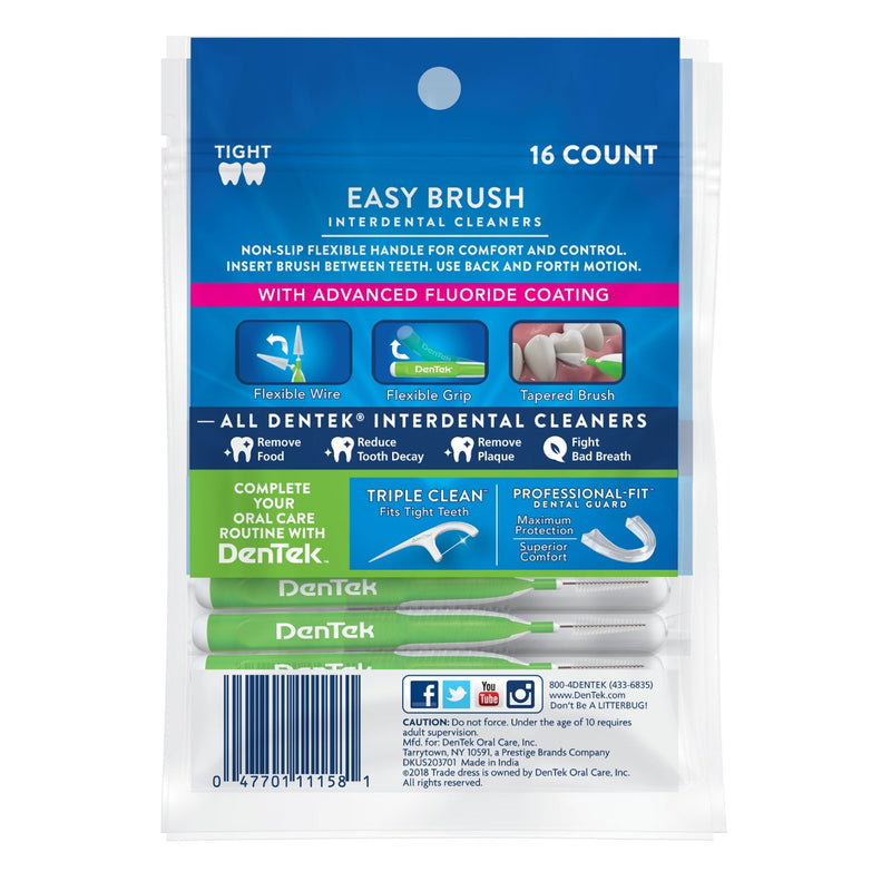 Dentek Easy Brush Interdental Cleaners 20 Count