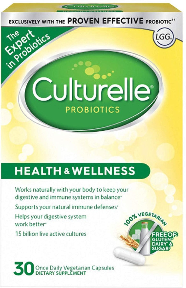 Culturelle Health & Wellness Probiotic 30 Veg Capsules