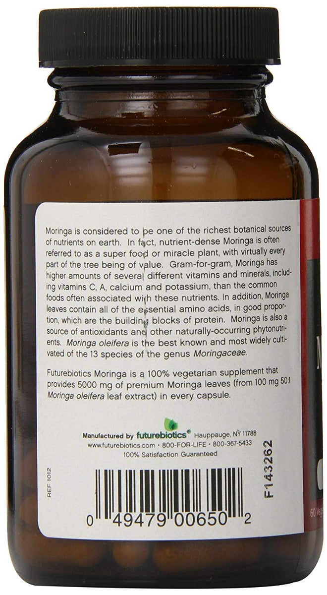 Futurebiotics Moringa Super Food 5,000 mg 60 Veg Capsules