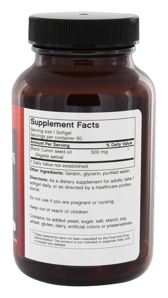 Futurebiotics Black Cumin Seed Oil 500 mg 60 Softgels