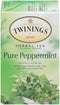 Twinings Pure Peppermint Herbal Tea 20 Tea Bags