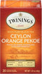 Twinings 100% Pure Black Tea Ceylon Orange Pekoe 20 Tea Bags