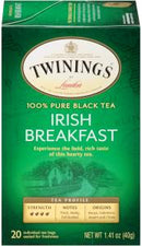 Twinings 100% Pure Black Tea Irish Breakfast Tea 20 Tea Bags