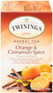 Twinings Herbal Tea Orange & Cinnamon Spice 20 Tea Bags