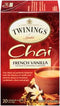 Twinings Chai Tea French Vanilla 20 Tea Bags